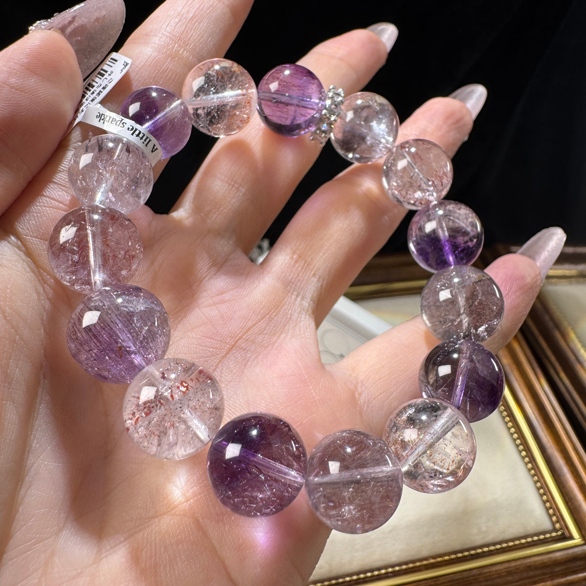 スーパーセブン パープル系デザインブレスレット