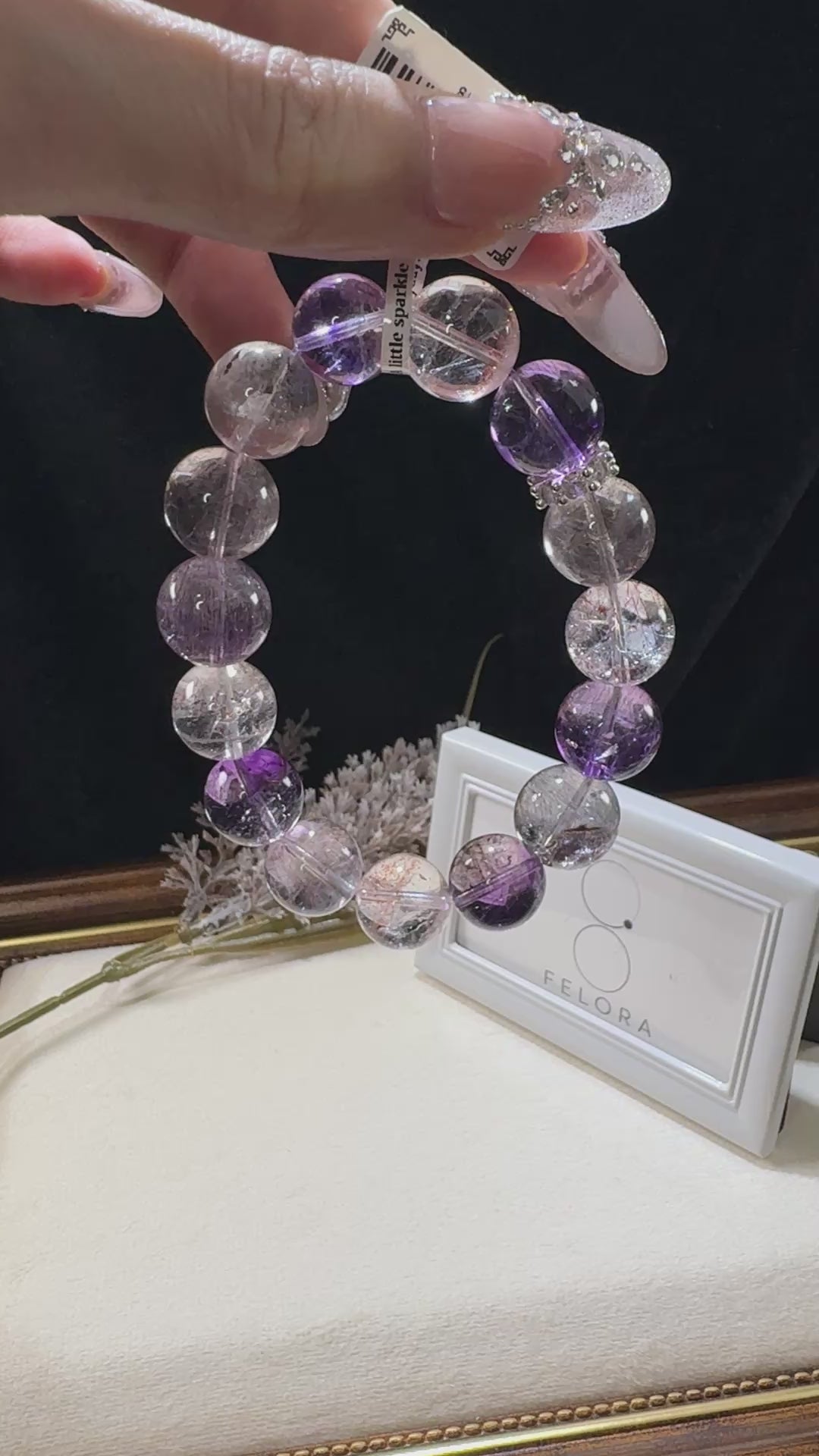 スーパーセブン パープル系デザインブレスレット